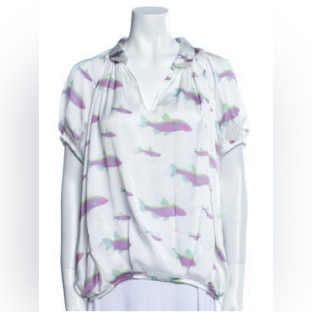 KOCH Fintastic - Fish Print Top size S